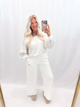 Load image into Gallery viewer, Camo Couture Slouchy Pullover - WHITE CAMO