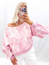Load image into Gallery viewer, Camo Couture Slouchy Pullover - PINK CAMO💖 1 small & 1 medium left