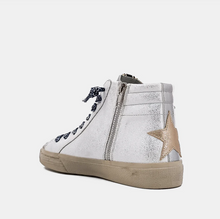 Load image into Gallery viewer, Silver Metallic SHUSHOP Sneakers