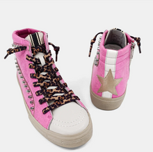 Load image into Gallery viewer, Pink Metallic SHUSHOP Sneakers