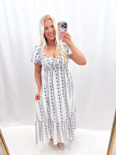 Load image into Gallery viewer, Cozy Cottage Dress NAVY
