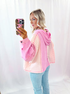 Falling For Floral Hooded Top