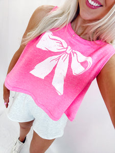 Pink Bow Tank