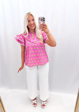Load image into Gallery viewer, Sweetheart Petals Blouse PINK💖 2 mediums left
