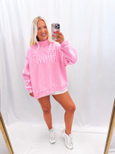 Load image into Gallery viewer, Faith Pink Gingham Mockneck💖 PREORDER! ETA 10/10 (order separate or all items will ship when preorder arrives)
