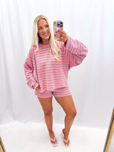 Load image into Gallery viewer, Stripes Ahead Set Pink/Brown
