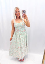 Load image into Gallery viewer, Lacey Rosette Dress SAGE
