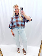 Load image into Gallery viewer, Blueberry Mocha Sweater Top
