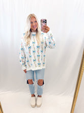 Load image into Gallery viewer, Bow Kissed Blooms Sweater IVORY
