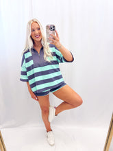 Load image into Gallery viewer, Color Me Striped SET MINT💖 small &amp; medium left
