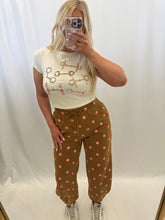 Load image into Gallery viewer, Brown Dot Joggers
