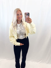 Load image into Gallery viewer, Cropped Comfort Hoodie YELLOW
