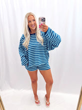 Load image into Gallery viewer, Stripes Ahead Set Blue/Mint
