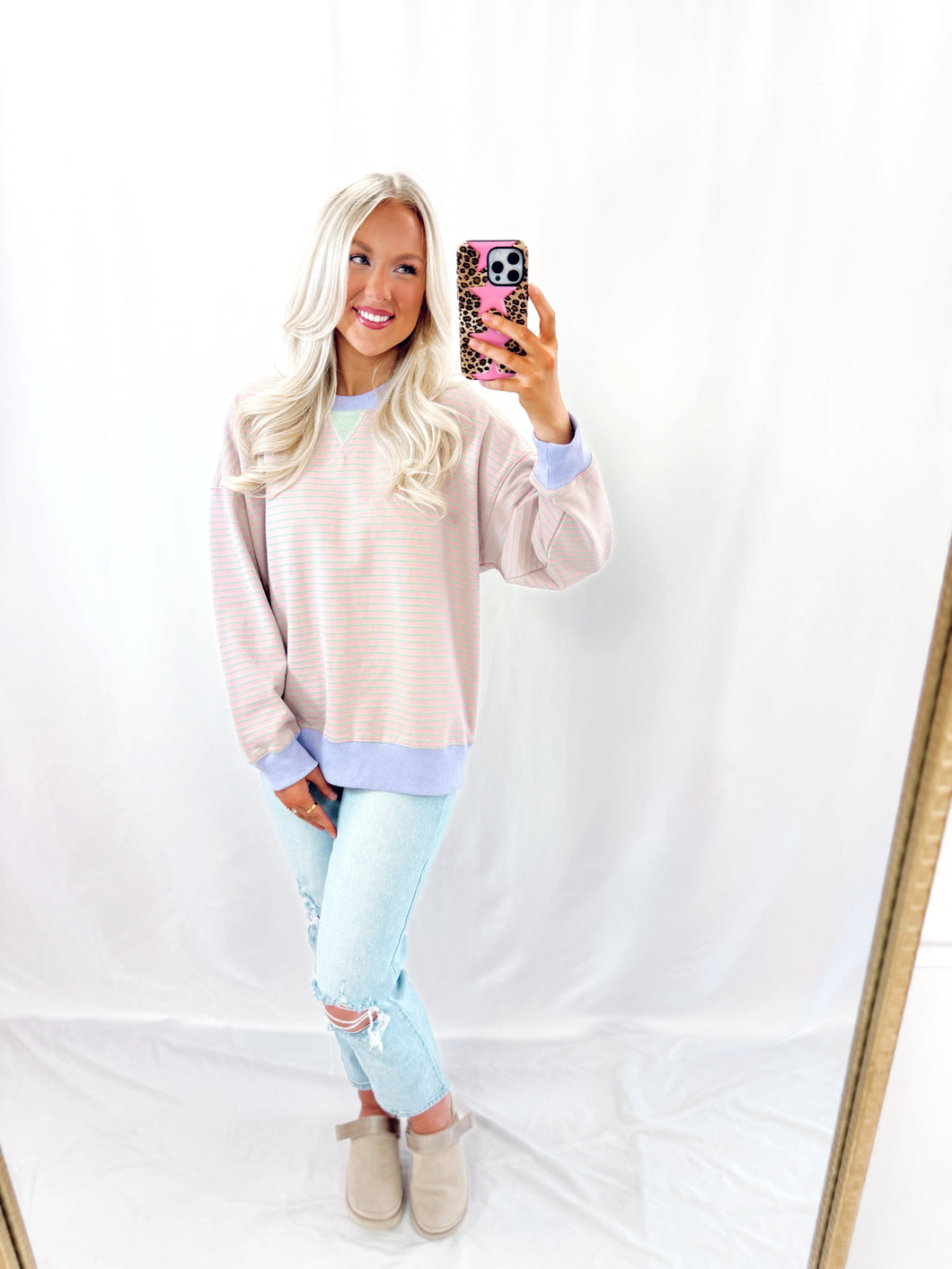 Striped Chic Pullover