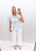Load image into Gallery viewer, Sweetheart Petals Blouse BLUE
