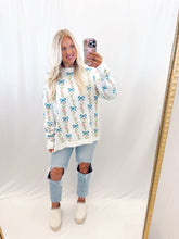 Load image into Gallery viewer, Bow Kissed Blooms Sweater IVORY
