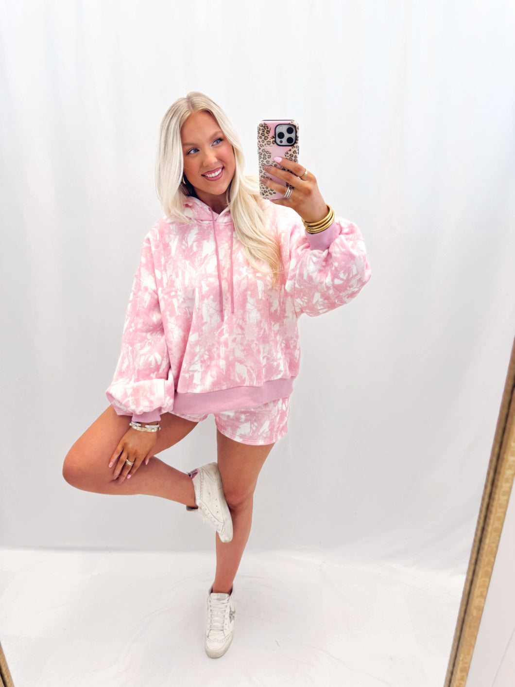 Comfy In Camo Hoodie - PINK CAMO💖 small & medium left
