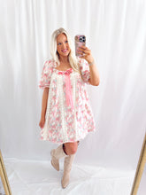 Load image into Gallery viewer, Floral Market Bow Dress
