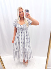 Load image into Gallery viewer, Cozy Cottage Dress NAVY
