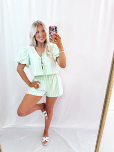 Sun + Fun Set (top + shorts) GREEN