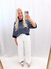 Load image into Gallery viewer, Summer In The USA Top NAVY
