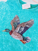 Load image into Gallery viewer, Faux Rhinestone Mallard Graphic Tee OVERSIZED
