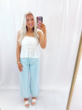 Load image into Gallery viewer, Stay Sweet Top WHITE💖 1 medium left
