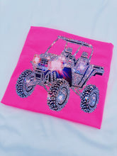 Load image into Gallery viewer, Rhinestone Side By Side Graphic Tee
