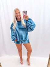 Load image into Gallery viewer, Stripes Ahead Set Blue/Mint
