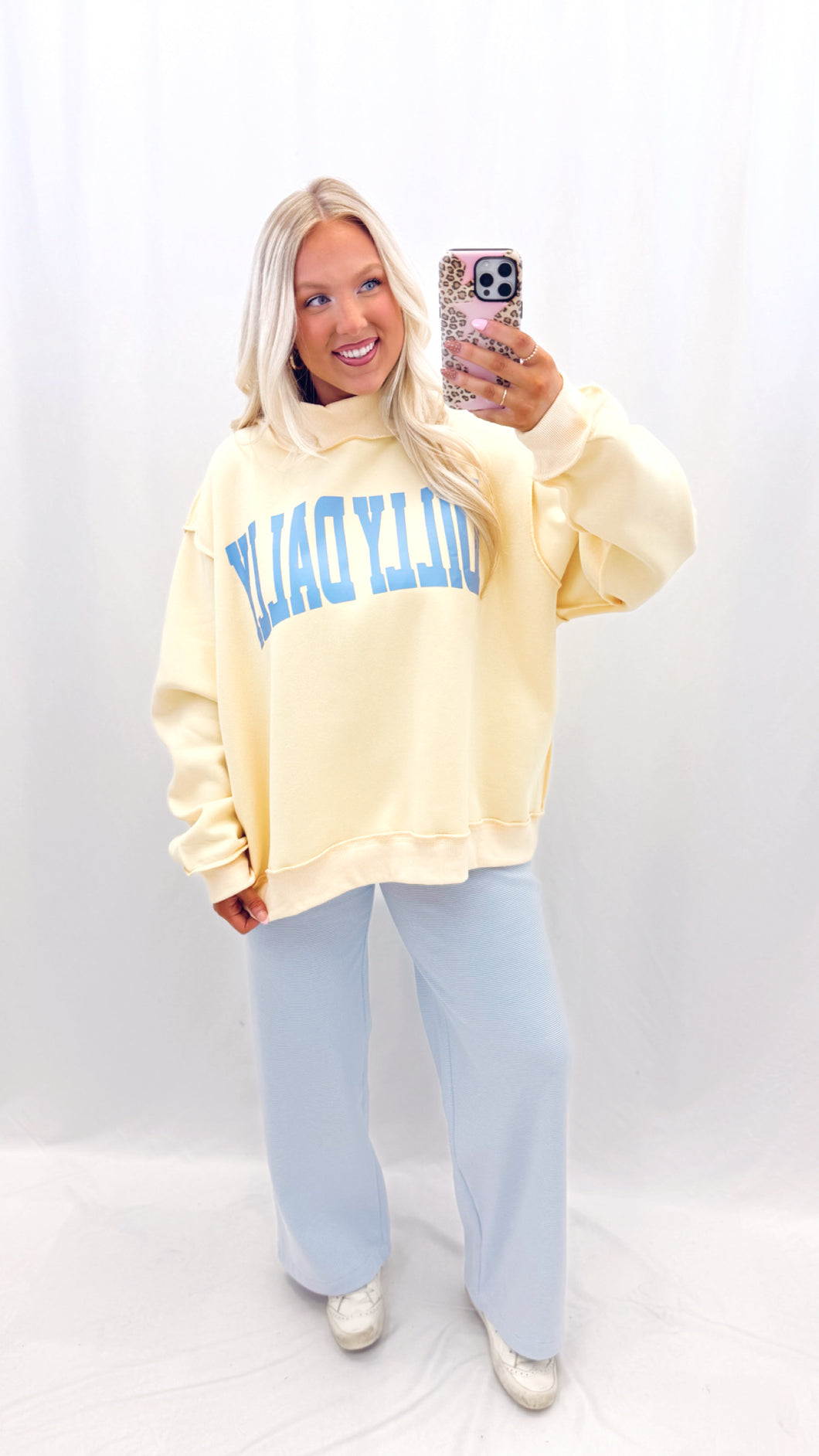 Dilly Dally Oversized Mockneck