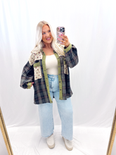 Load image into Gallery viewer, Festive In Plaid Shacket
