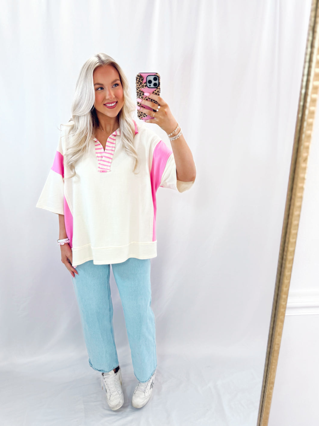 Real Cute Oversized Top PINK