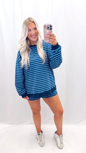 Load image into Gallery viewer, Bright In Stripes PULLOVER BLUE
