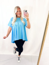 Load image into Gallery viewer, Better Basic Oversized Tee H BLUE
