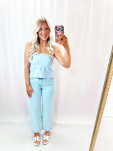 Load image into Gallery viewer, Baby Blues Soft Knit Tube Top
