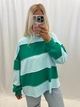 Load image into Gallery viewer, Blue Twist Oversized Top
