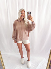 Load image into Gallery viewer, Slouchy Season Hoodie TAN
