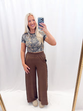 Load image into Gallery viewer, Hunting Season Baby Tee Dark Camo💖 2 smalls &amp; 1 medium left
