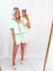 Sun + Fun Set (top + shorts) GREEN