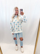 Load image into Gallery viewer, Bow Kissed Blooms Sweater IVORY
