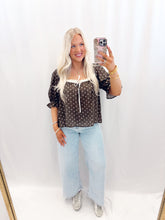 Load image into Gallery viewer, Cider Tasting Polka Dot Blouse
