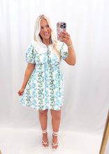 Load image into Gallery viewer, Love + Lace Dress BLUE
