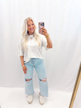 Load image into Gallery viewer, Confidently Camo Ribbed Oversized Tee - WHITE CAMO💖 1 small &amp; 1 medium left
