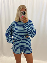 Load image into Gallery viewer, Stripes Ahead Set Blue/Mint

