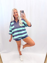 Load image into Gallery viewer, Color Me Striped SET MINT💖 small &amp; medium left
