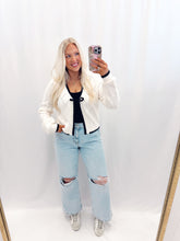 Load image into Gallery viewer, Graceful Knit Bow Sweater💖 medium left
