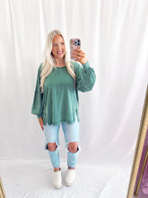 Load image into Gallery viewer, Fall Chill Basic Top GREEN
