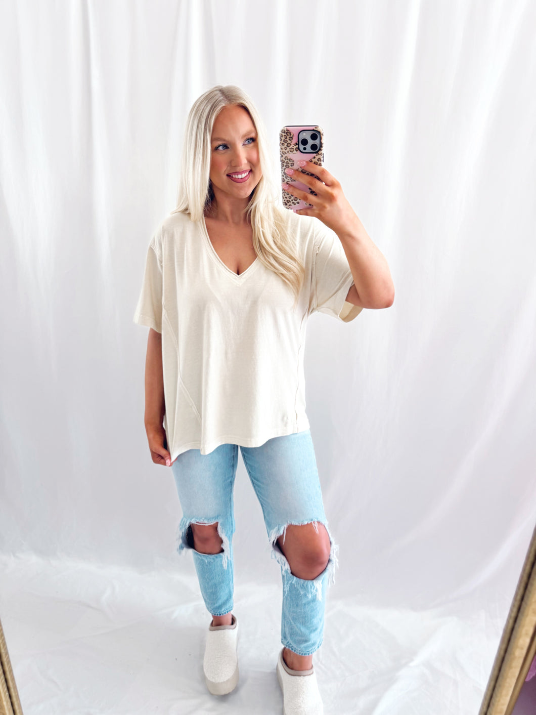 Layer Me Later Tee CREAM