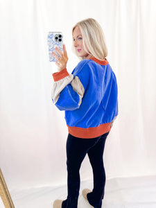 Color Blend Pullover BLUE