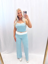 Load image into Gallery viewer, Clear Blue Stripes SET💖 small &amp; medium left
